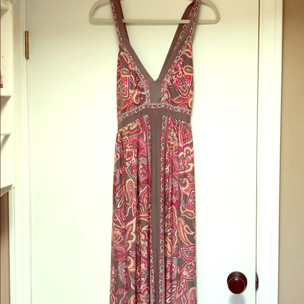 INC paisley print maxi size large